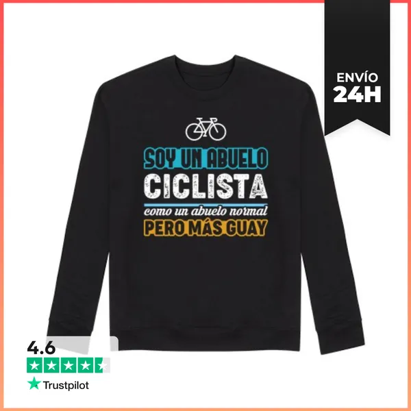 Sudadera Unisex Abuelo Ciclista LaTostadora