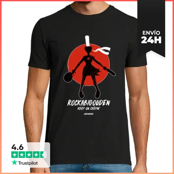 Camiseta Hombre Clásica Roca Negra LaTostadora