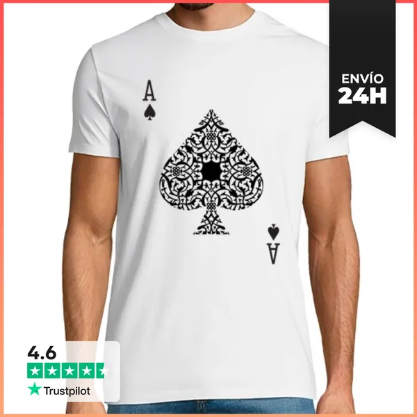 Camiseta Hombre Clásica Ace Of Spades Special LaTostadora