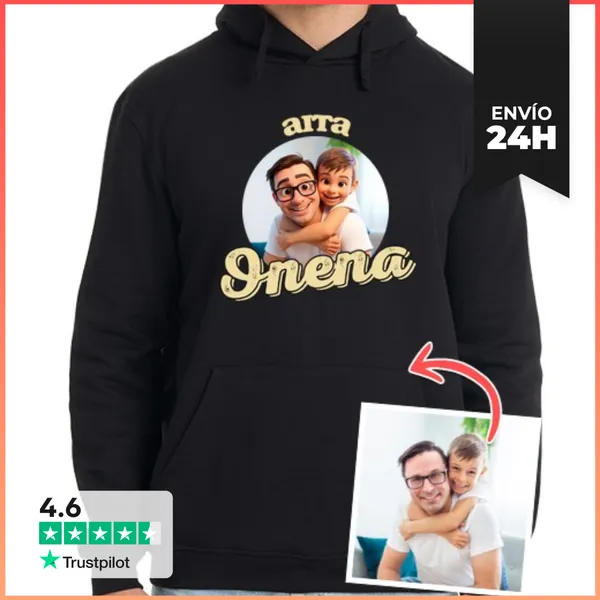 Sudadera Unisex Con Capucha Efecto Animación 3D Sudadera Aita