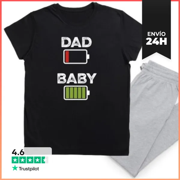Pijama DAD BABY, Color, Negra LaTostadora