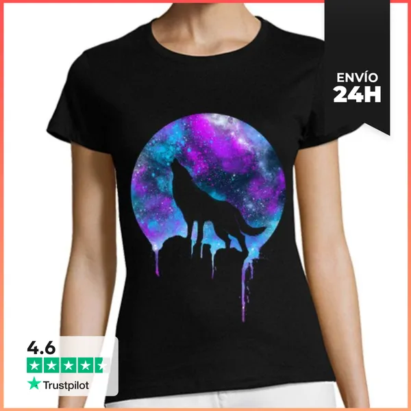Camiseta Mujer Clásica Space Howl LaTostadora