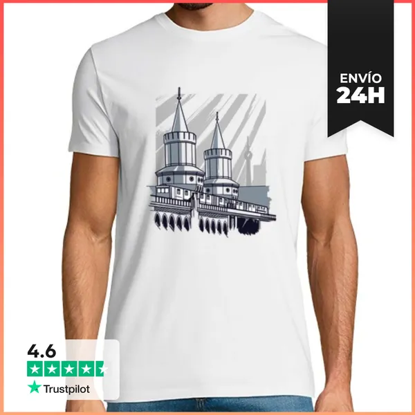 Camiseta Hombre Clásica Berlín U Bahn Camiseta De Recuerdo