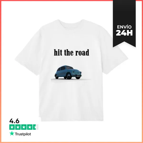 Camiseta Oversize Hit The Road LaTostadora