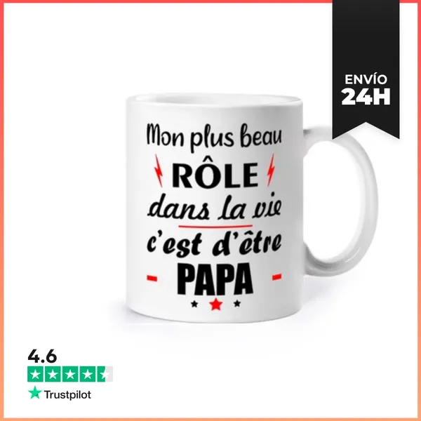Taza Papel Papá Regalo Del Día Del Padre LaTostadora