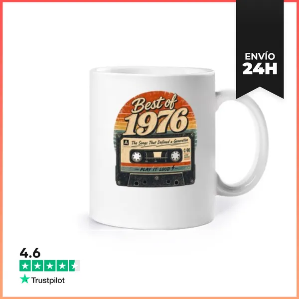 Taza Best Of 1976 Cassette Tape LaTostadora