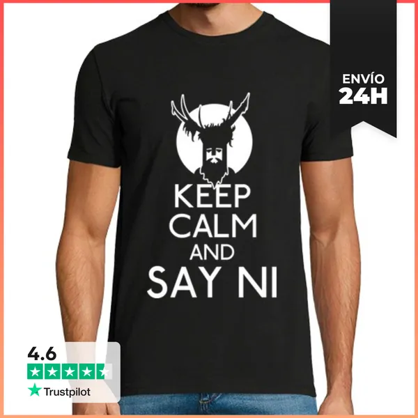 Camiseta Hombre Clásica Keep Ni LaTostadora