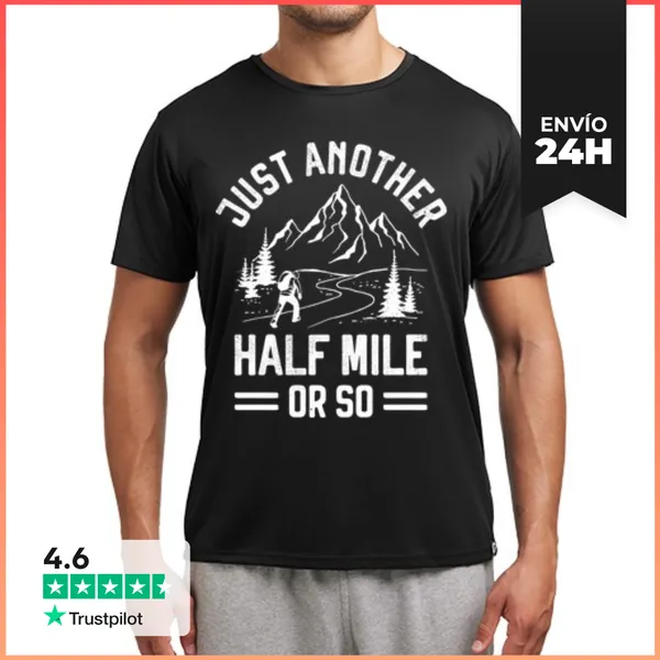 Camiseta Deportiva Hombre Senderismo Trekking Excursiones En La M