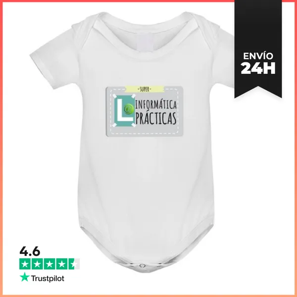 Body Bebé Informática En Prácticas BODY NIÑA LaTostadora