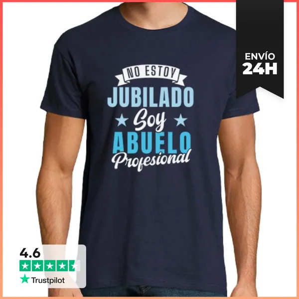 Camiseta Hombre Clásica No Estoy Jubilado Soy Un Abuelo