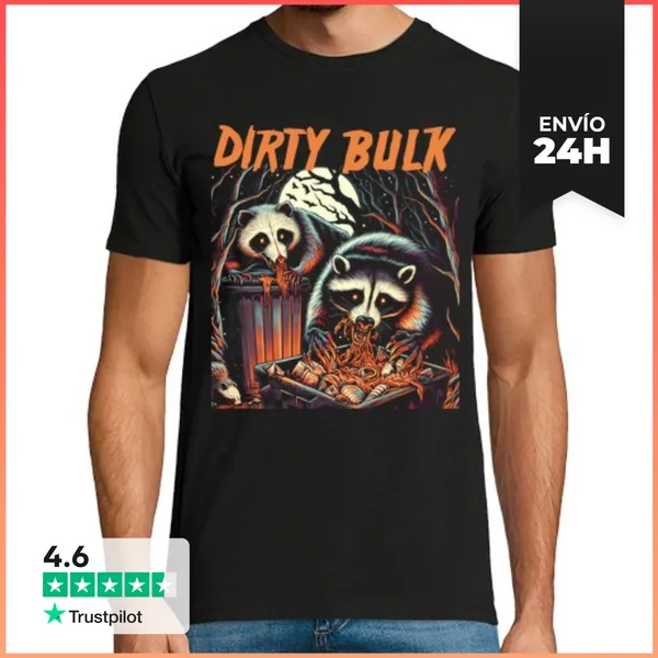 Camiseta Hombre Clásica Dirty Bulk LaTostadora