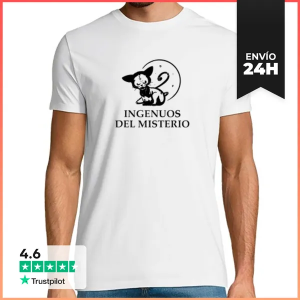 Camiseta Hombre Clásica Camiseta Manga Corta Logo 2 Ingenuos Del
