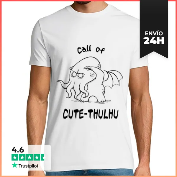 Camiseta Hombre Clásica C'Thulhu - Camiseta Chico LaTostadora