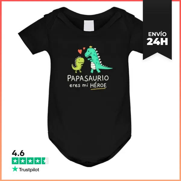 Body Bebé Papasaurio Eres Mi Héroe Regalos Día Del Padre