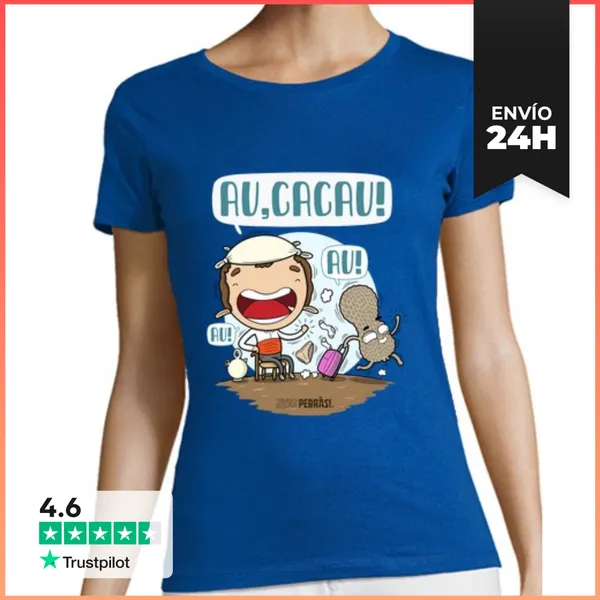 Camiseta Mujer Clásica Au, Cacau LaTostadora