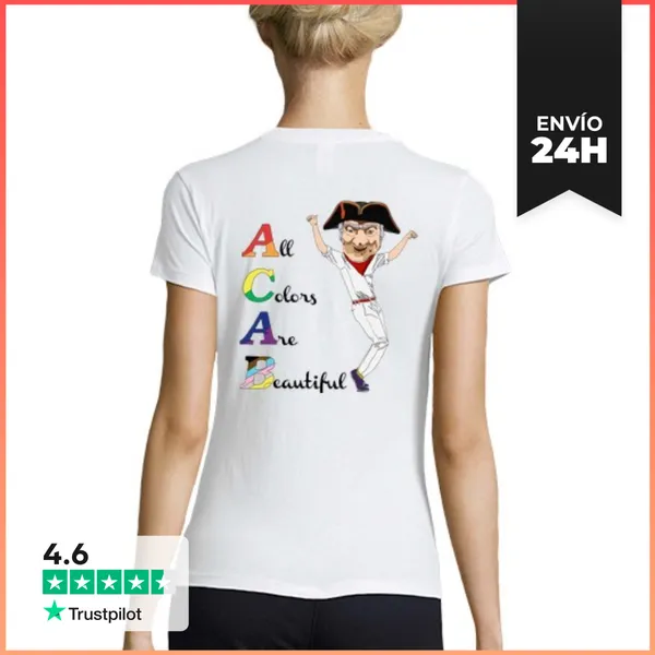 Camiseta Mujer Clásica Kiliki Colors 1 LaTostadora