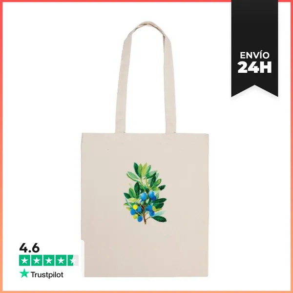 Bolsa De Tela Rama De Olivo Con Aceitunas LaTostadora