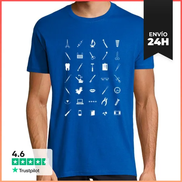 Camiseta Hombre Clásica Icons Of Dentistry LaTostadora