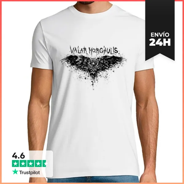 Camiseta Hombre Clásica Valar Morghulis LaTostadora