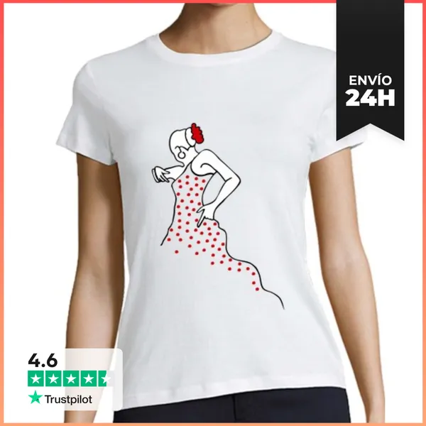 Camiseta Mujer Clásica Ole, Ole Y Ole LaTostadora
