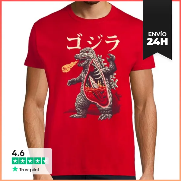 Camiseta Hombre Clásica Una Camisa De Anatomía Kaijus Para Hombre
