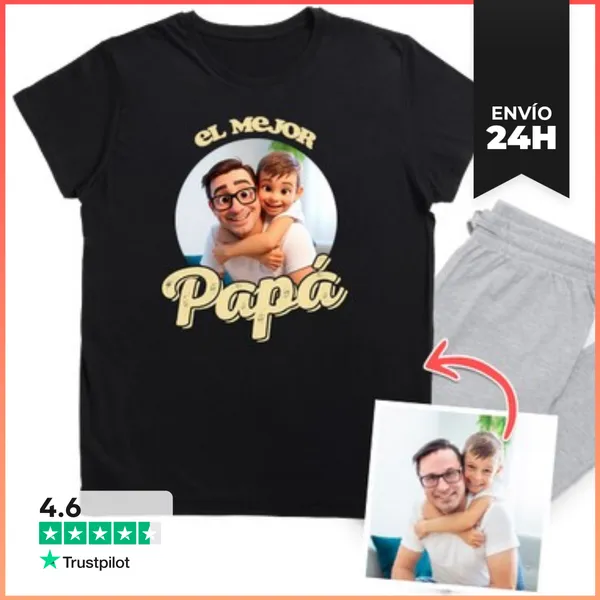 Pijama Efecto Animación 3D Pijama El Mejor Papá Foto