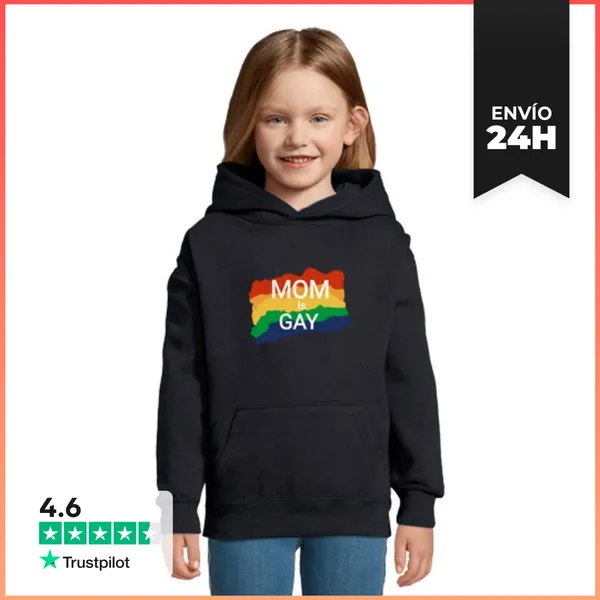 Sudadera Para Niños Con Capucha Mamá Orgullosa Divertida