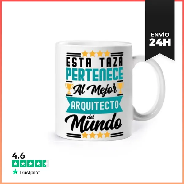 Taza Esta Taza Pertenece Al Mejor Arquitecto LaTostadora