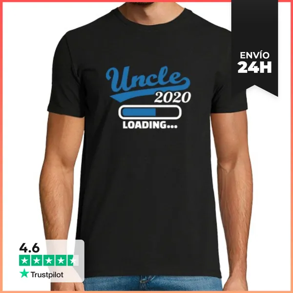 Camiseta Hombre Clásica Tío 2020 Cargando LaTostadora
