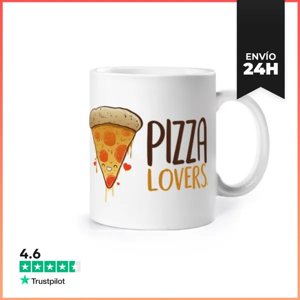 Taza Pizza Lovers LaTostadora