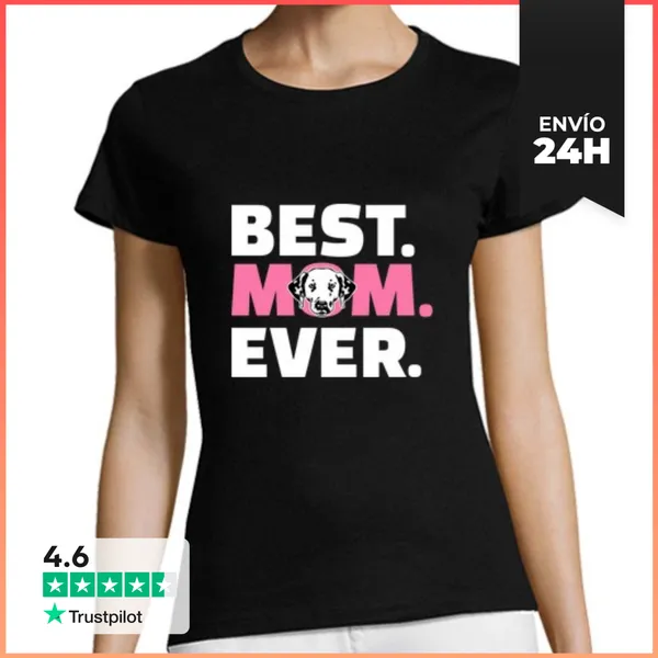 Camiseta Mujer Clásica Madre Dálmata LaTostadora