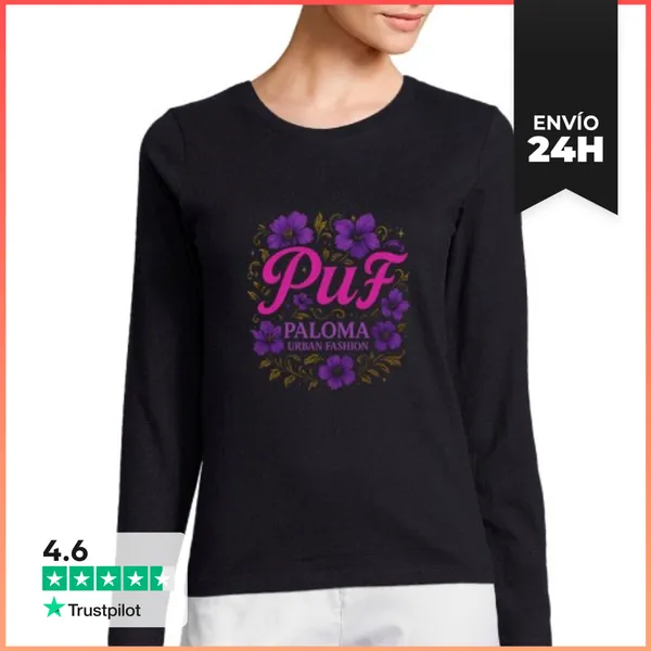 Camiseta Mujer Manga Larga PUF COOL LaTostadora