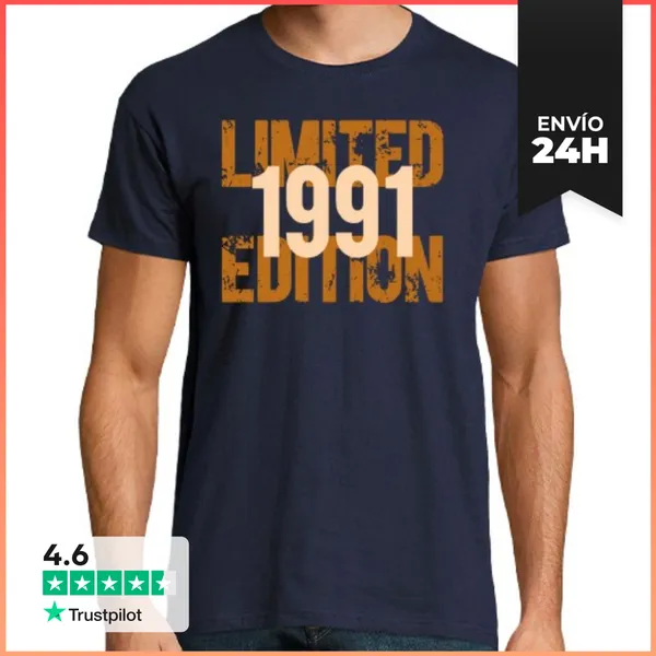 Camiseta Hombre Clásica Edición Limitada 1991 LaTostadora