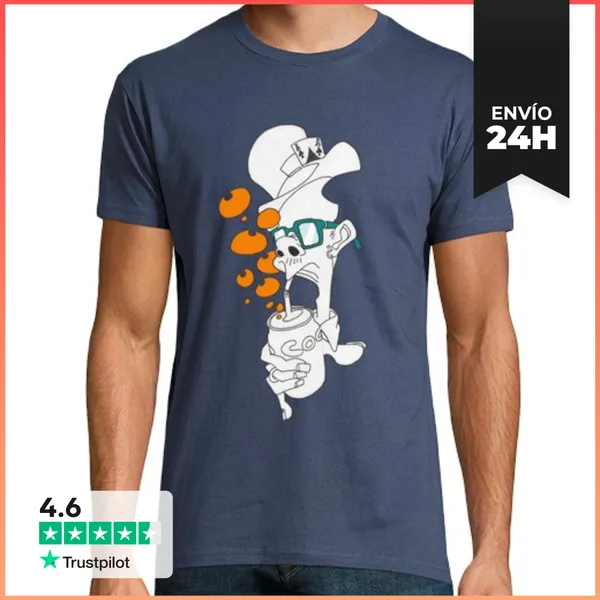 Camiseta Hombre Clásica Jugador De Cola LaTostadora