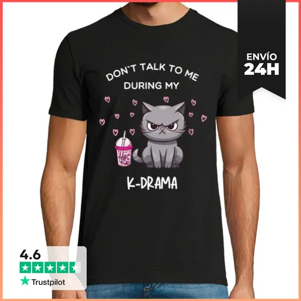 Camiseta Hombre Clásica Drama Coreano K Drama Gracioso