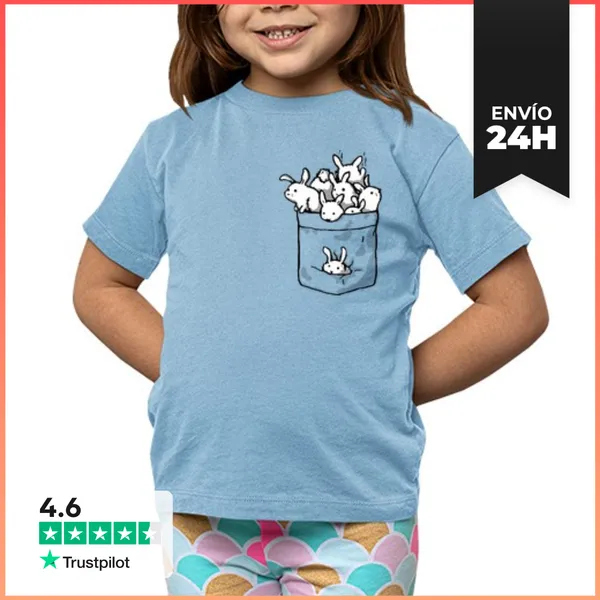 Camiseta Clásica Para Niños Conejitos! LaTostadora