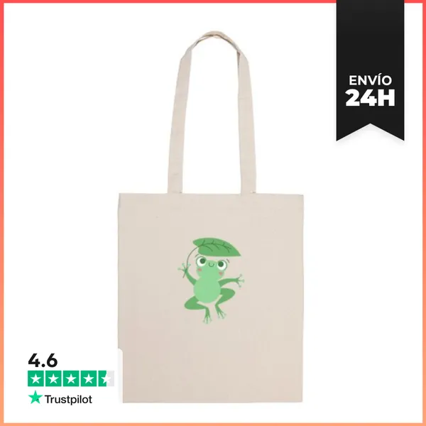 Bolsa De Tela Rana Paraguas Hoja LaTostadora