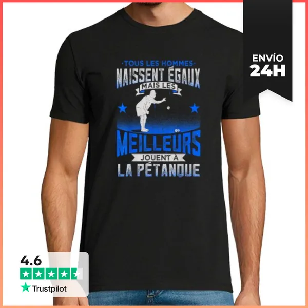 Camiseta Hombre Clásica Petanca Regalo De Humor De Petanca