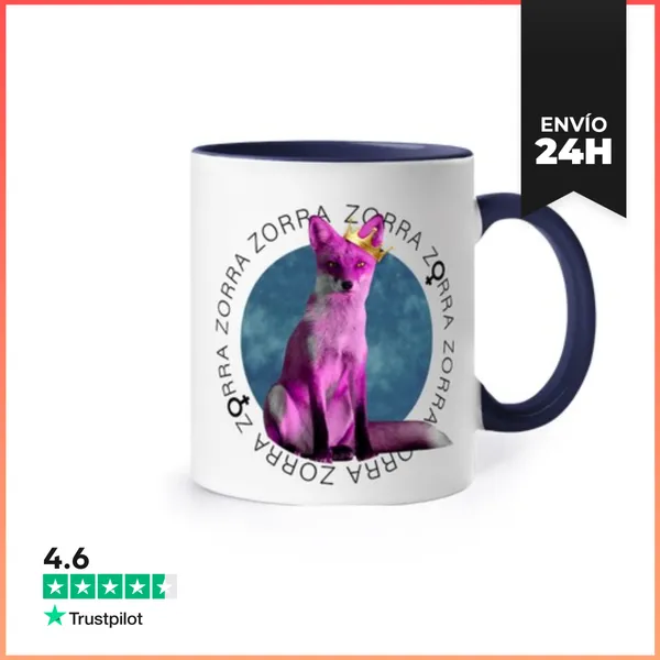 Taza De Colores ZORRA 2 LaTostadora
