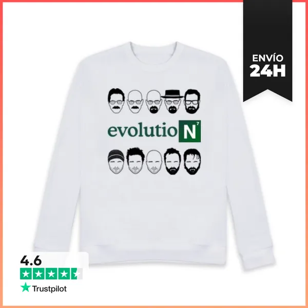 Sudadera Unisex Breaking Bad - Evolution LaTostadora