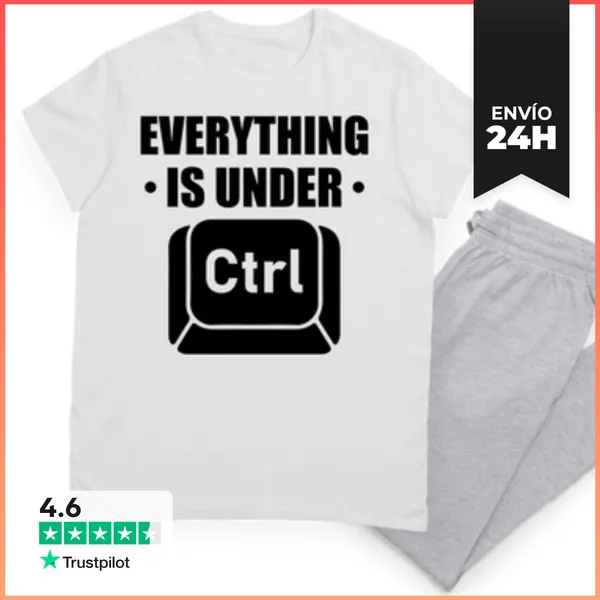 Pijama EVERYTHING IS UNDER CTRL CONTROL LaTostadora