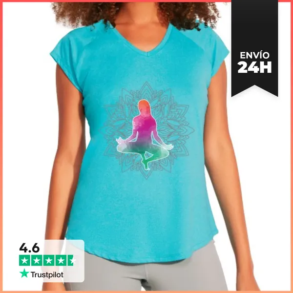 Camiseta Deportiva Mujer Meditation LaTostadora