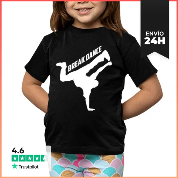 Camiseta Clásica Para Niños Breakdance Bboy Bgirl Streetdance