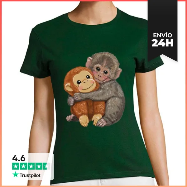 Camiseta Mujer Clásica Mono Punch LaTostadora
