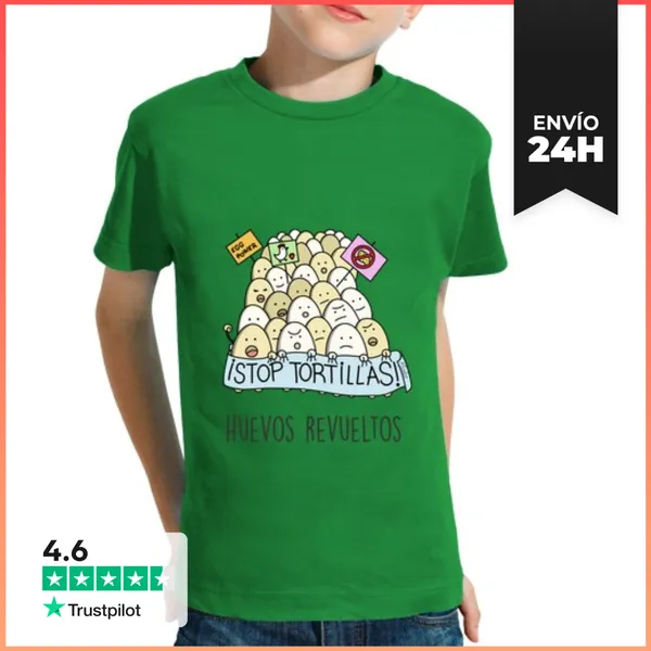 Camiseta Clásica Para Niños Huevos Revueltos LaTostadora