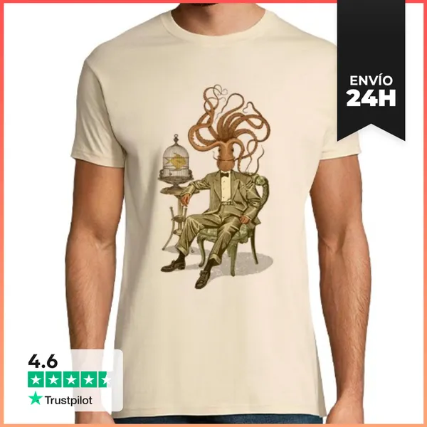 Camiseta Hombre Clásica Haircut Number 8 LaTostadora