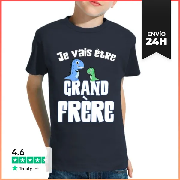 Camiseta Clásica Para Niños Voy A Ser Hermano Mayor Regalo