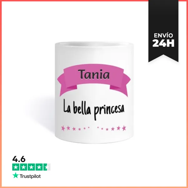 Taza TANIA LA BELLA PRINCESA LaTostadora