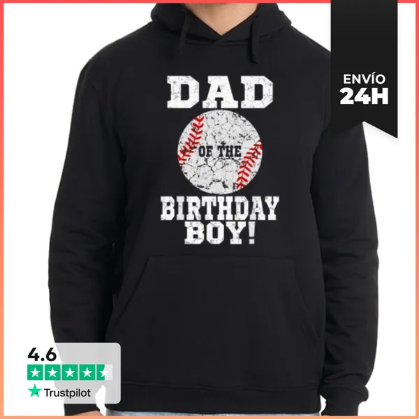 Sudadera Unisex Con Capucha Papá Del Niño De Cumpleaños Amante