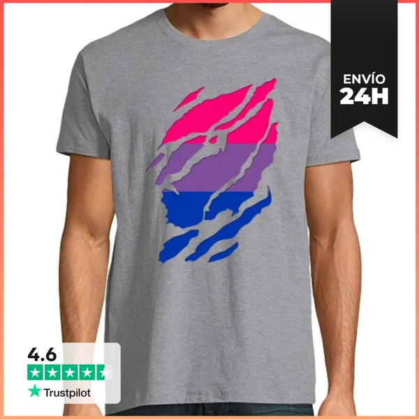 Camiseta Hombre Clásica Bi Proud LaTostadora